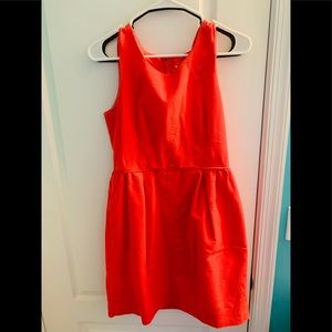 Coral J.Crew dress